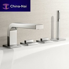Bathtub mixer tap 51130deck mountedchromed metalbathroom