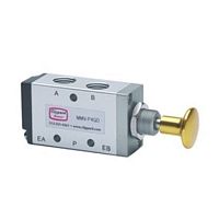 Push-button pneumatic directional control valve MMV-Pspool3-way