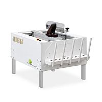 Semi-automatic cardboard box/case erector GOLDFLEX 056adhesive tapepneumaticfor the food industry