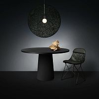 Contemporary dining table Container woodenplastic baseround