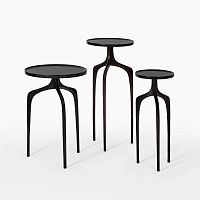 Organic design side table woodenroundhome
