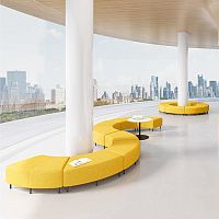 Modular sofa F6 contemporaryfabricgray