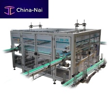 Conveyor accumulating table blow molding industrybottling industryfor the packaging industry