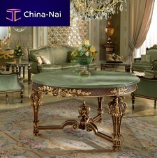 Classic table 14101solid woodsolid wood baseround