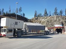 Diesel self-propelled trailer MST2-axlefor heavy loadsmodular