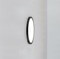Contemporary wall light luna W430indoorlacquered aluminumopal