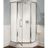 Corner shower base TOWN SQUAREraisedacrylic
