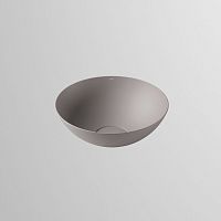 Countertop hand basin AQUAroundin vitrified steelantibacterial