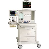 Trolley-mounted anesthesia workstation Astra 3iwith respiratory monitoringwith temperature control
