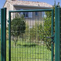 Galvanised steel garden gate GRILLAG