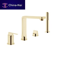 Bathtub mixer tap A4252923EXPdeck mountedchromed metalgold-plated brass