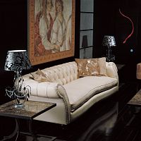 Chesterfield sofa CHESTERfabricleathergray