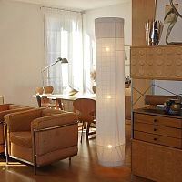 Contemporary light column THE AIRSHAFTcottonLEDoutdoor