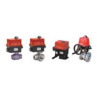 Electric valve actuator rotaryIP65adjustable