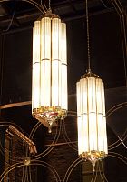 Pendant lamp MONACO ART.B33glassArt Deco stylecorded