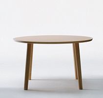 Contemporary table HIROSHIMA 1960-30oakwalnutbeech
