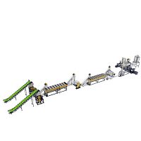 PET recycling unit for PEplasticbag