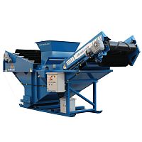 Plastic recycling plant WS-1200woodwaterrubble