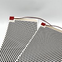 Flexible heating element PTCflatPTCscreen-printed