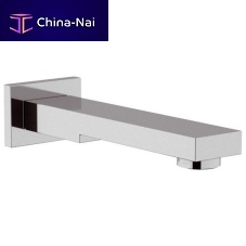 Chrome-plated brass bathtub spout W4704wall-mounted