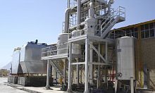 Falling film evaporator processfor the food industry