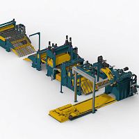 High-strength steel press feeding line for fine blankingfor magnetic stripsfor the automotive industry