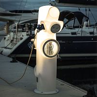 Home bollard light Coral Power Pedestalfor public spacesoriginal designScandinavian design