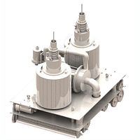 Wheeled inspection robot GB-GAMMA RAD 1remote-controlledwaterprooffor hazardous environments