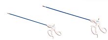 Laparoscopic scissors BVXfor humansstraight