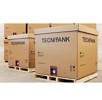 Cardboard intermodal container storagetransportfor bulk materials