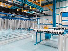 Aluminum powder coating for industrial applications