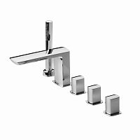 Bathtub mixer tap MIS: 011384deck mountedchromed metalbathroom