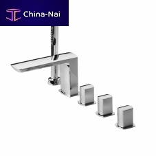 Bathtub mixer tap MIS: 011384deck mountedchromed metalbathroom