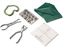 Dental restoration instrument kit Fit®rubber dam