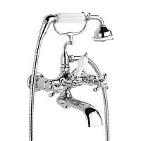 Double-handle shower mixer tap B/T5-H2-F2for bathtubwall-mountedthermostatic