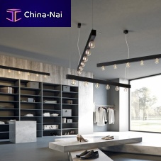 Pendant lamp EDY Lmetalglasscontemporary
