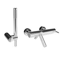 Shower mixer tap 35100 wall-mountedchromed metalbathroom