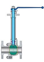 Ball valve leverfor controlcryogenic