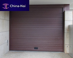 Sectional garage door STUCCOpainted steelautomaticmanual