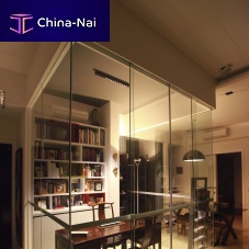 Contemporary ceiling light NUITlinearaluminumLED