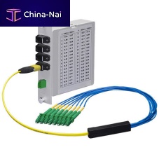 Fiber optics splitter MPOPLCpassive
