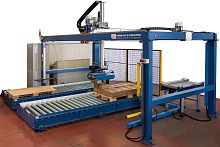 Gantry palletizer for brick