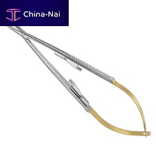 Dental surgery needle holder TD-05-101Castroviejotungsten carbide