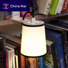 Portable lamp LIBRARY LIGHTBOOKlacquered steelfabriccontemporary