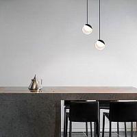 Pendant lamp 48 BALLaluminumglasscontemporary