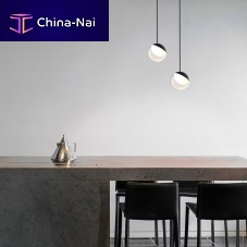 Pendant lamp 48 BALLaluminumglasscontemporary