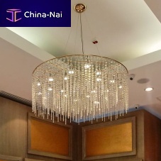 Art Deco chandelier VARSOVIASwarovski® crystalcommercialwaterfall