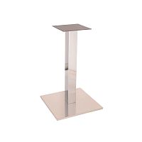 Polished stainless steel table base FT 060chrome steelcontemporary