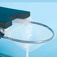 Surgery table-mounted surgical basin stand 800-0098 stainless steel