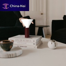 Table lamp pin T160aluminumblown glasscontemporary